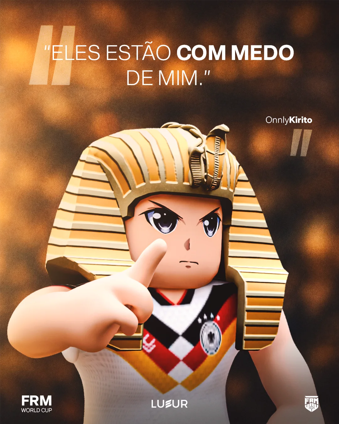 Frase: Eles estão com medo de mim